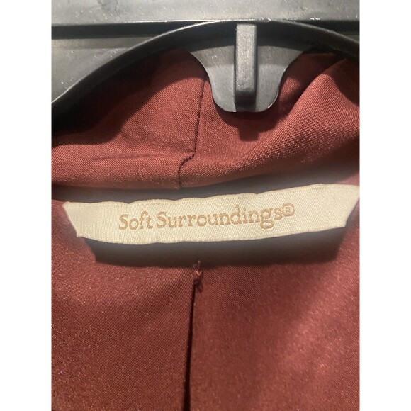 Soft Surroundings Open front Kimono jacket embroidered Cottagecore Boho Sz L - Picture 3 of 9